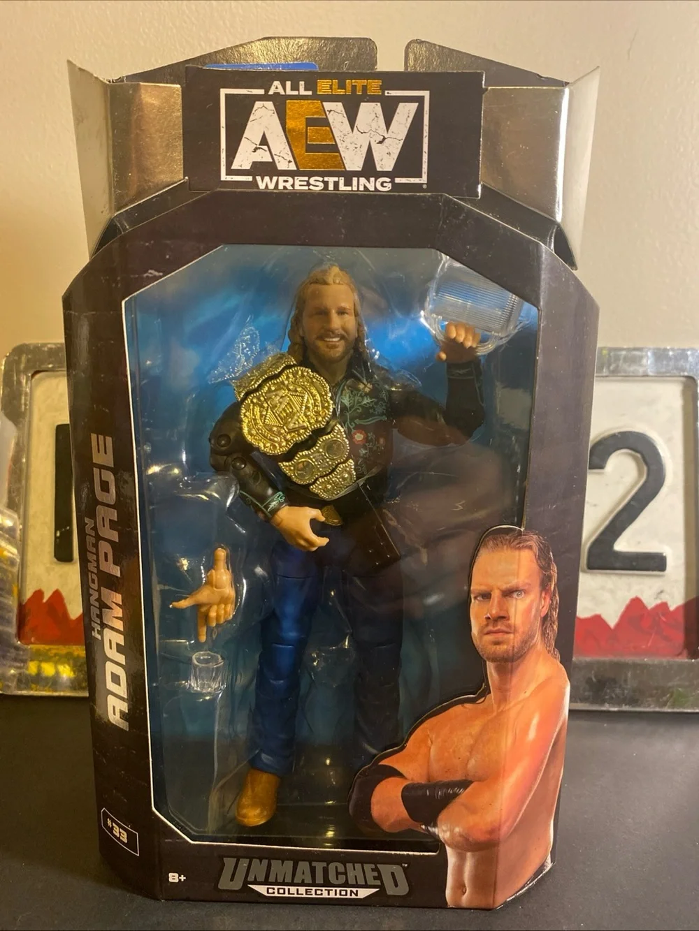 AEW Hangman Adam Page action figure #33 Walmart 2022 Unmatched Collection Sealed